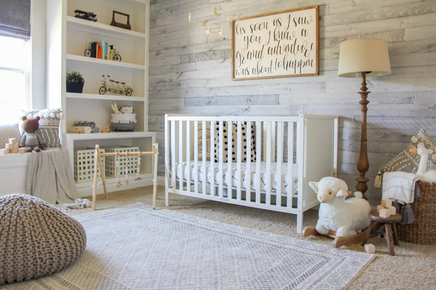 Country themed 2025 baby room