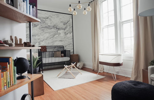 A Modern Neutral Nursery Design That Soars With Personal Touches